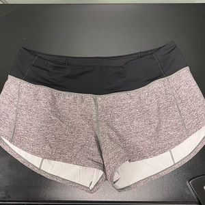 Lululemon Speed Up Short Heather Lux Multi/Black 2.5”